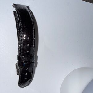 EUC Authentic Michele Dark Blue Patent Leather Watch Strap